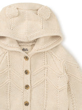 Load image into Gallery viewer, Tea Collection Creature Comfort Baby Cardigan - Oatmeal Heather
