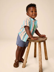 Tea Collection Knit Baby Shortie - Triumph