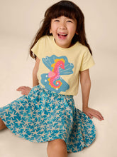 Load image into Gallery viewer, Tea Collection Seahorse &amp; Pearls Graphic Tee - Banana
