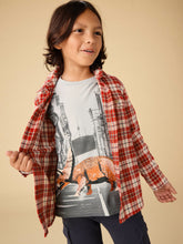 Load image into Gallery viewer, Tea Collection Long Sleeve Graphic Tee - Dino in Seoul

