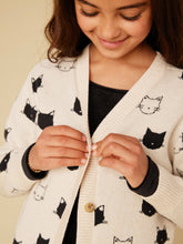 Load image into Gallery viewer, Tea Collection Long Iconic Cardigan - Turkish Cats
