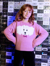 Load image into Gallery viewer, Tea Collection Fluffy Puppy Sweater - Hydrangea
