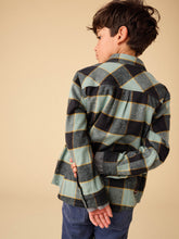 Load image into Gallery viewer, Tea Collection Flannel Button Up Shirt - Forest Plaid
