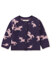 Load image into Gallery viewer, Tea Collection Sparkly Baby Cardigan - Unicorn Frolic
