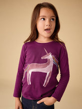 Load image into Gallery viewer, Tea Collection Long Sleeve Graphic Tee - Rainbow Unicorn
