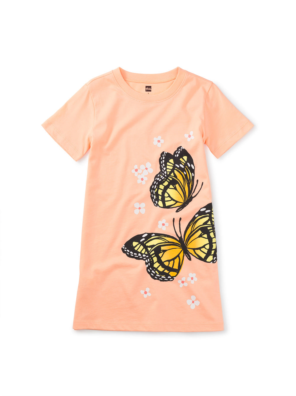 Tea Collection T-Shirt Dress - Monarch Butterfly