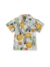 Load image into Gallery viewer, Tea Collection Printed Camp Baby Shirt - Safari Toile

