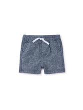 Load image into Gallery viewer, Tea Collection Chambray Baby Sport Shorts - Indigo
