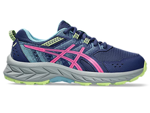 Load image into Gallery viewer, NEW! Asics Pre Venture 9 GS - Deep Ocean/Hot Pink
