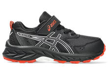 Load image into Gallery viewer, NEW! Asics Pre Venture 9 PS (Velcro) - Black/White
