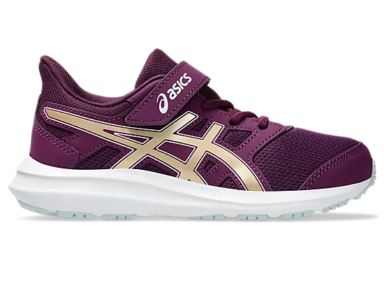 Asics Jolt 4 PS (Velcro) - Deep Mauve/Champagne