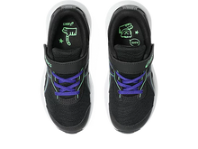 Load image into Gallery viewer, NEW! Asics Contend 9 PS (Velcro) - Black/Vital Green
