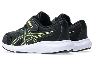 NEW! Asics Contend 9 TS (Velcro) - Black/Jasper Green