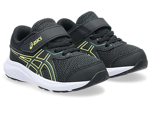 NEW! Asics Contend 9 TS (Velcro) - Black/Jasper Green
