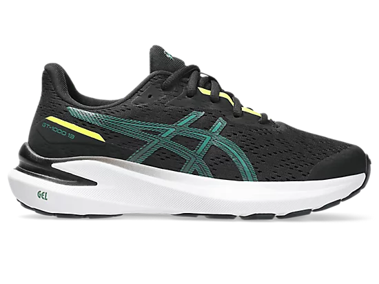 NEW! Asics GT-1000 13 GS - Black/Jasper Green