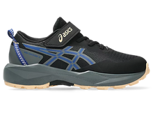 Load image into Gallery viewer, NEW! Asics Pre Venture 11 PS (Velcro) - Black/Blue
