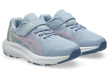 Load image into Gallery viewer, NEW! Asics Contend 10 PS (Velcro) - Solid Air/Hazy Lilac
