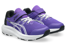 Load image into Gallery viewer, NEW! Asics Contend 10 PS (Velcro) - Radiant Amethyst/Black
