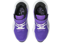Load image into Gallery viewer, NEW! Asics Contend 10 PS (Velcro) - Radiant Amethyst/Black

