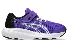 Load image into Gallery viewer, NEW! Asics Contend 10 PS (Velcro) - Radiant Amethyst/Black

