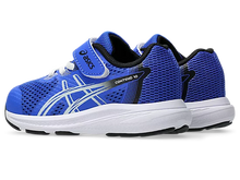 Load image into Gallery viewer, NEW! Asics Contend 10 TS (Velcro) - Neon Blue/White
