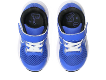 Load image into Gallery viewer, NEW! Asics Contend 10 TS (Velcro) - Neon Blue/White
