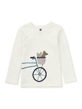 Load image into Gallery viewer, Tea Collection Wheelie Graphic Tee - Chalk
