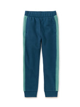 Load image into Gallery viewer, Tea Collection Colorblock Joggers - Bedford Blue
