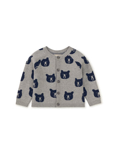 Tea Collection Iconic Baby Cardigan - Baby Bears