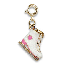 Load image into Gallery viewer, Charm It - Gold Glitter Ice Skate Charm
