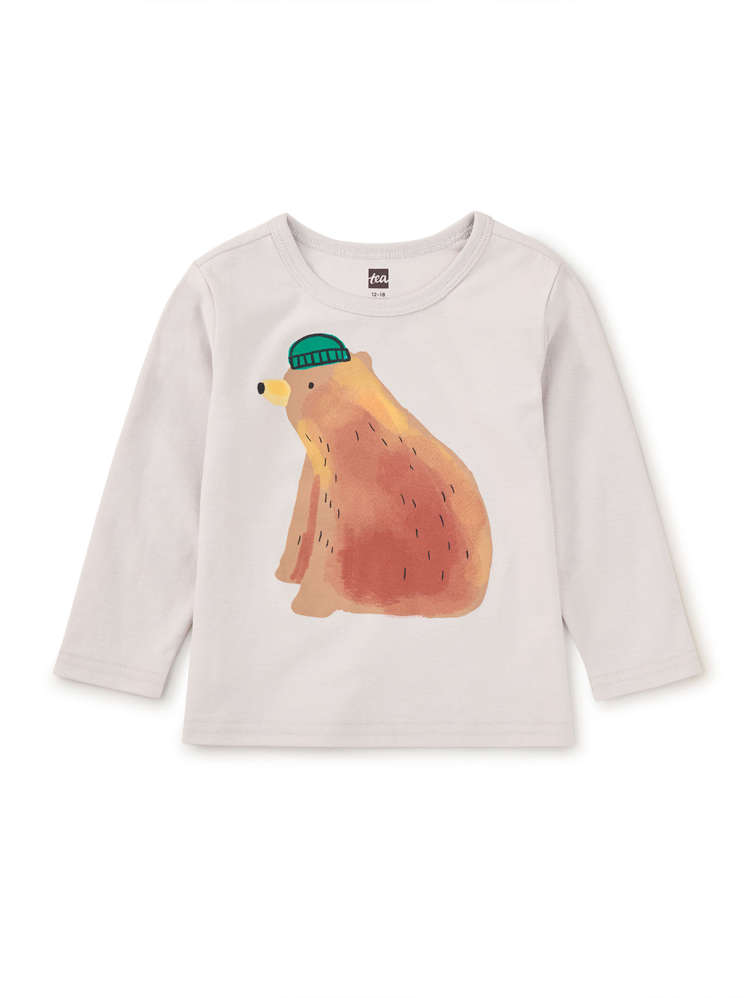 Tea Collection Bear Baby Graphic Tee - Vapor