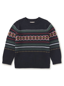 Tea Collection Crew Neck Sweater - Indigo