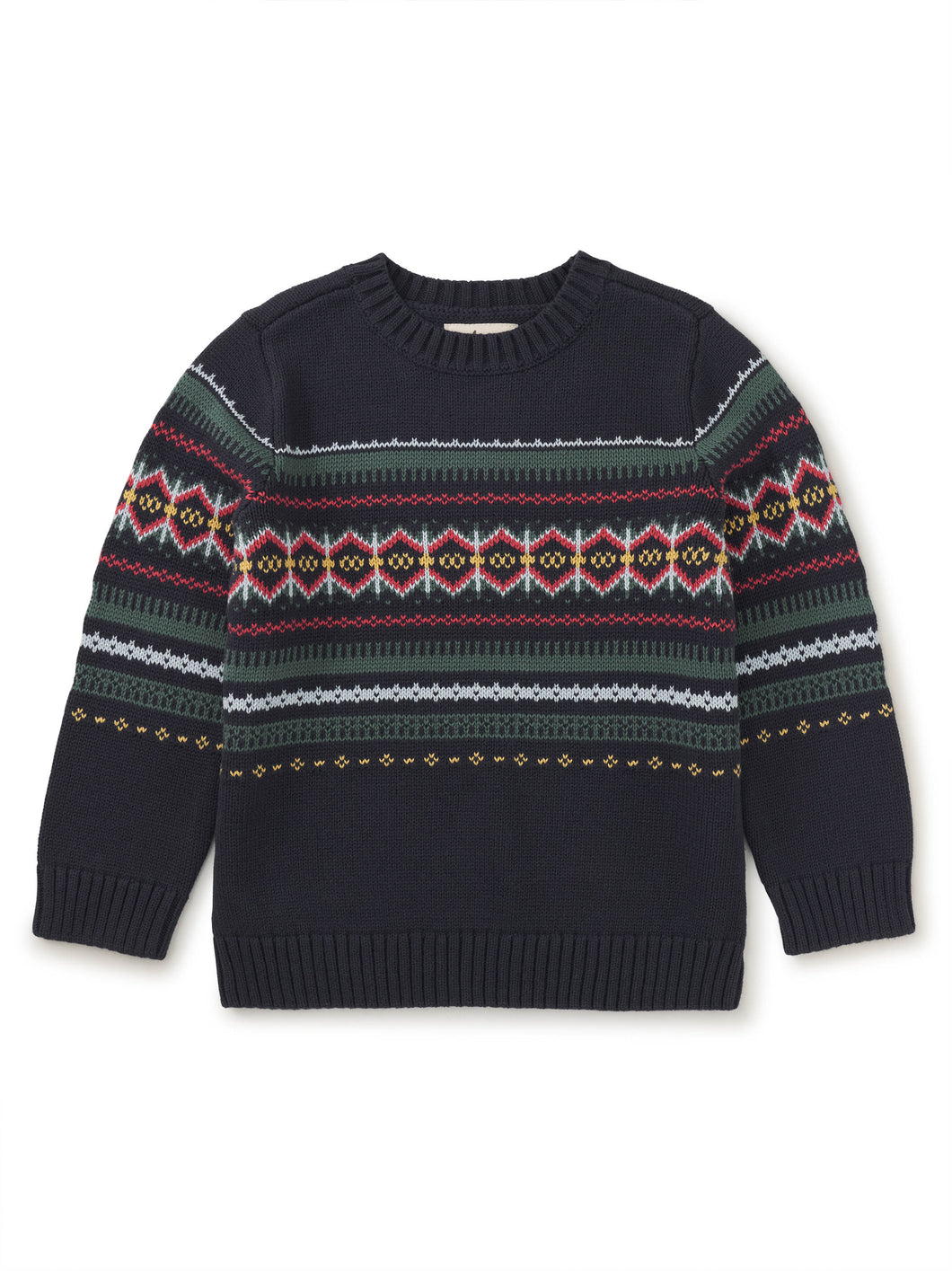 Tea Collection Crew Neck Sweater - Indigo