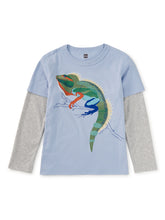 Load image into Gallery viewer, Tea Collection Long Sleeve Graphic Layered Tee - Water Dragon
