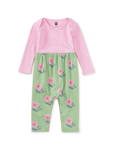Tea Collection Print Mix Baby Romper - Cherry Blossom