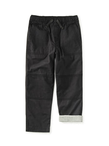 Tea Collection Cozy Lined Pants - Pepper
