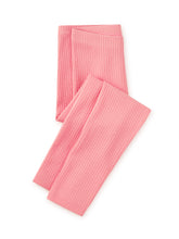 Load image into Gallery viewer, Tea Collection Pointelle Leggings - Cherry Blossom
