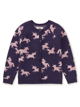 Load image into Gallery viewer, Tea Collection Sparkly Cardigan - Unicorn Frolic
