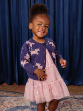 Load image into Gallery viewer, Tea Collection Sparkle Baby Cardigan - Unicorn Frolic
