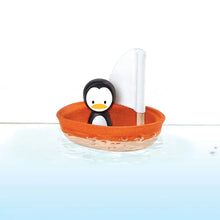 Load image into Gallery viewer, Plan Toys Sailing Boat Penguin

