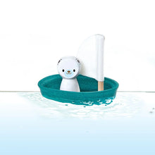 Load image into Gallery viewer, Plan Toys Sailing Boat Polar Bear
