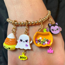 Load image into Gallery viewer, Charm It - Gold Glitter Bat Charm
