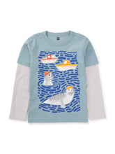 Load image into Gallery viewer, Tea Collection Baby Long Sleeve- Seals
