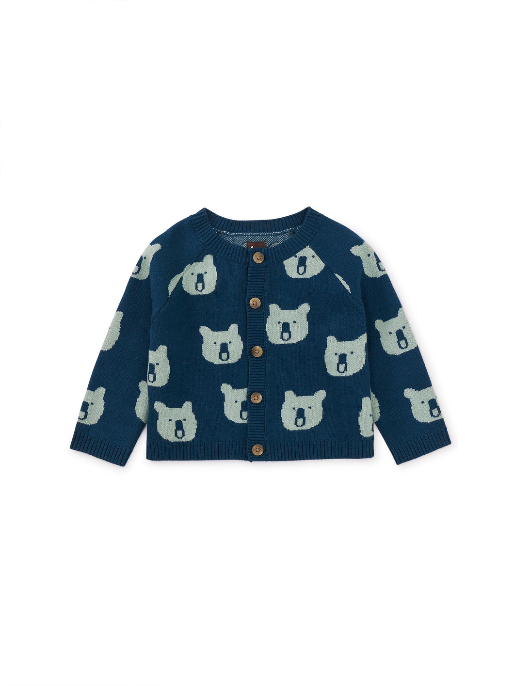 Tea Collection Iconic Baby Cardigan - Brave Bear