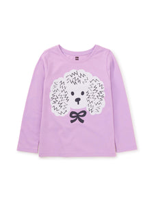Tea Collection Graphic Baby Tee - Poodle & Bow