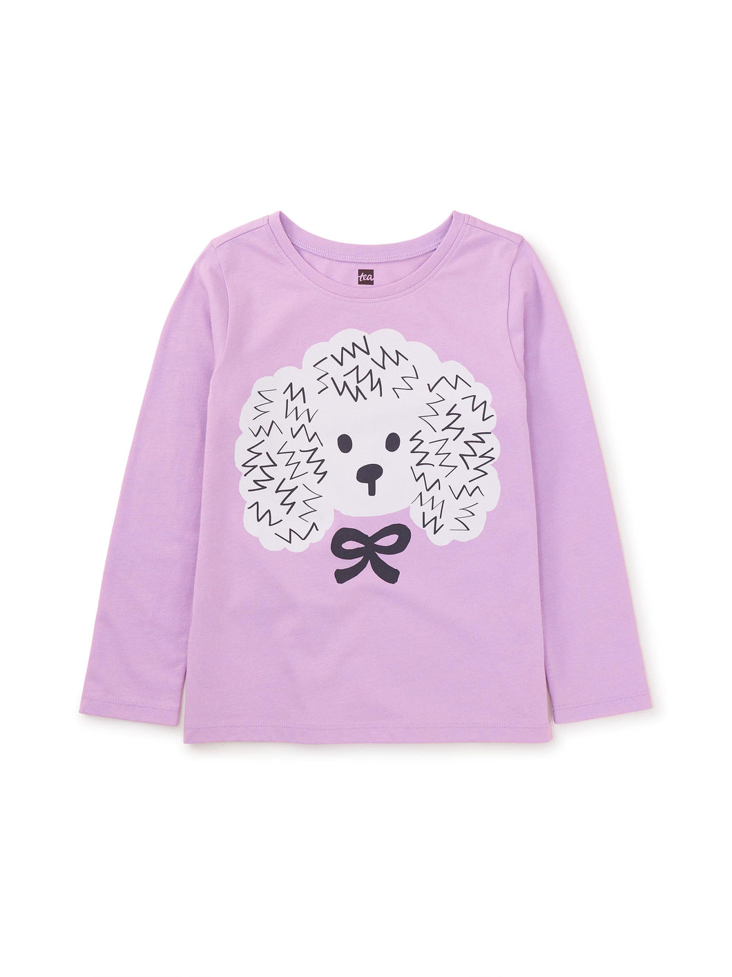 Tea Collection Graphic Baby Tee - Poodle & Bow