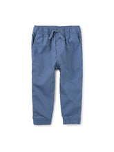 Load image into Gallery viewer, Tea Collection Woven Baby Joggers - Coronet Blue
