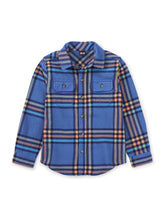 Load image into Gallery viewer, Tea Collection Flannel Button Up Shirt - Bleu Plaid
