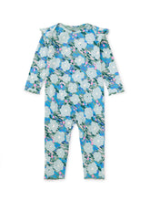 Load image into Gallery viewer, Tea Collection Ruffle Shoulder Baby Romper - Monet&#39;s Garden
