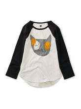 Load image into Gallery viewer, Tea Collection Raglan Graphic Tee - Spotted Cat
